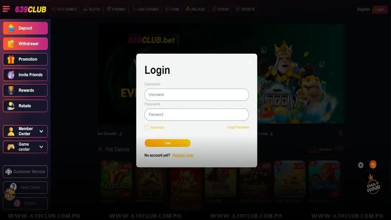 639CLUB Login