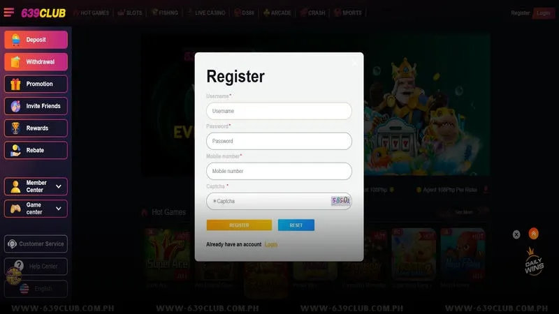 639CLUB Register